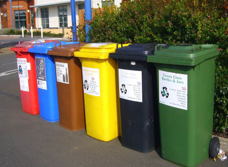 Recyling bins. A Green RVer uses these.
